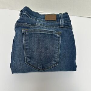 Judy Blue Mid-Rise Skinny Fit Non-Distressed Size 13/31 Style #8260 Dark‎ Wash
